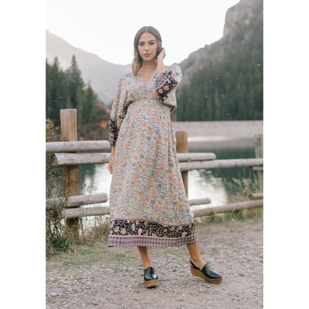 Love Stitch Amanda Volume Sleeve Maxi Dress - Picture 14 of 14